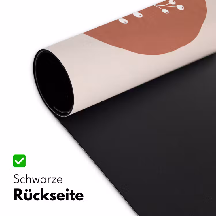 Plant - Tak - Abstract - Modern - Wit Muismat XXL klein -ysfeer2_duits
