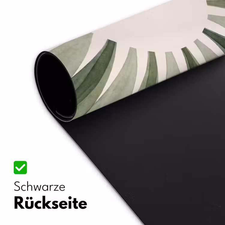 Planten - Abstract - Waterverf - Groen - Natuur Muismat XXL klein -ysfeer2_duits