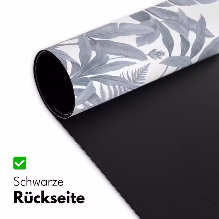 Planten - Bladeren - Natuur - Grijs Muismat XXL klein -ysfeer2_duits