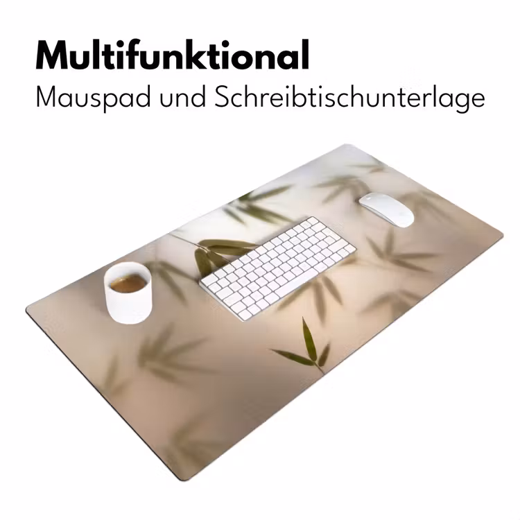Planten - Bladeren - Natuur - Groen Muismat XXL klein -ysfeer4_duits