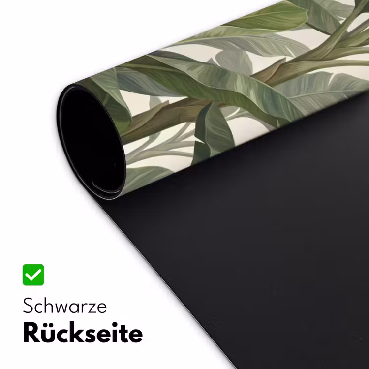 Planten - Bladeren - Tropisch - Groen Muismat XXL klein -ysfeer2_duits