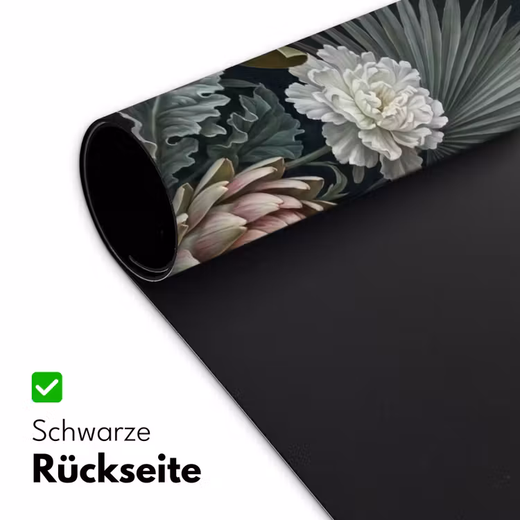 Planten - Tropisch - Botanisch - Donker - Groen Muismat XXL klein -ysfeer2_duits