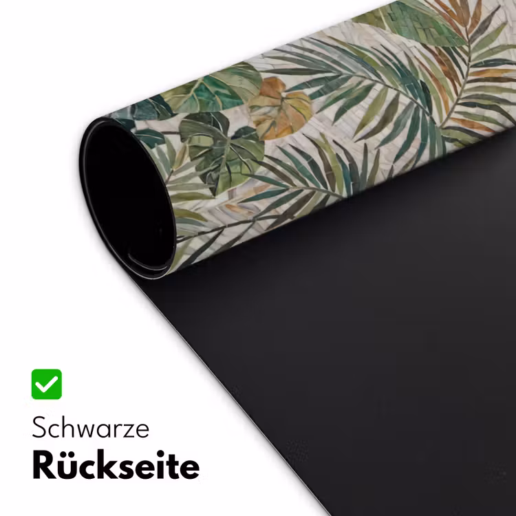 Planten - Tropisch - Mozaïek - Natuur - Groen Muismat XXL klein -ysfeer2_duits