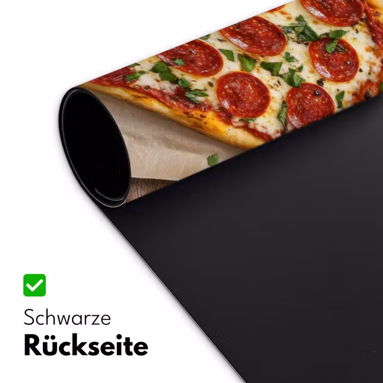 Pizza - Hart - Pepperoni - Tomaat Muismat XXL klein -ysfeer2_duits