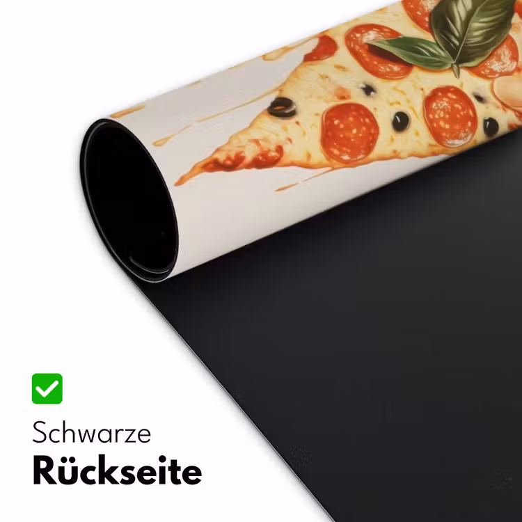 Pizza - Kaas - Pepperoni Muismat XXL klein -ysfeer2_duits