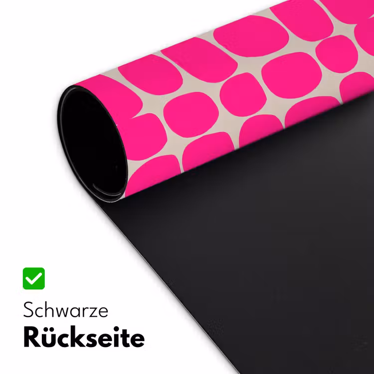 Stippen - Patroon - Roze Muismat XXL klein 681 -ysfeer2_duits