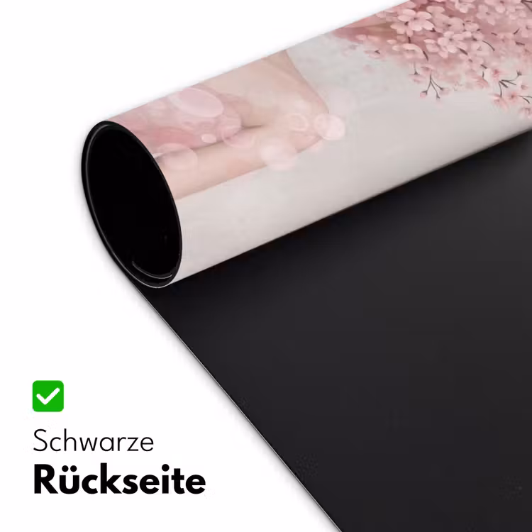 Portret - Kersenbloesem - Roze Muismat XXL klein -ysfeer2_duits
