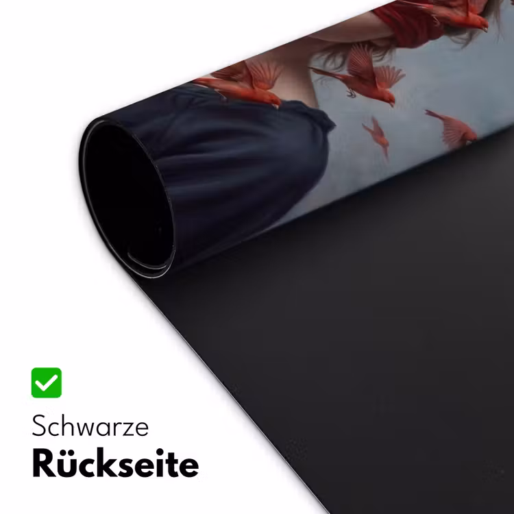 Portret - Krachtig - Rood Muismat XXL klein -ysfeer2_duits