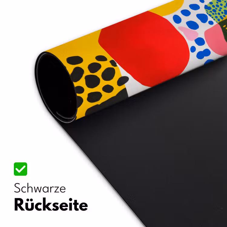 Stippen - Vormen - Modern - Kleuren Muismat XXL klein -ysfeer2_duits