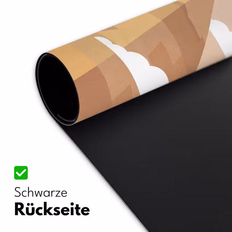 Schreibtischunterlage - Pyramide – Sonne – Wüste – Modern – Orange — 2
