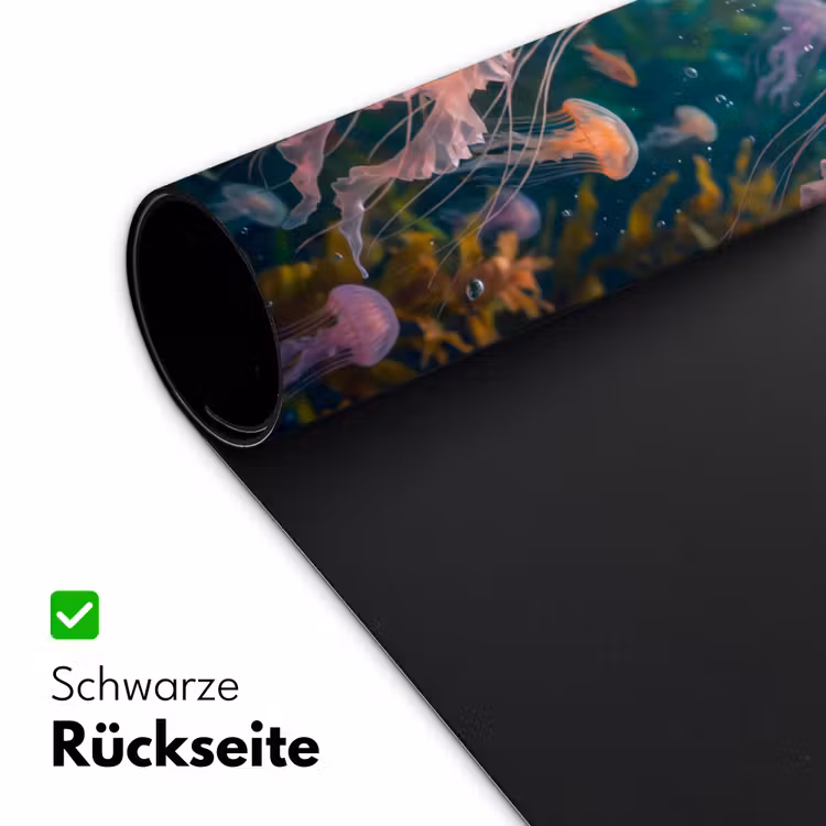 Kwal - Roze - Onderwater - Zeeleven - Dieren Muismat XXL klein -ysfeer2_duits