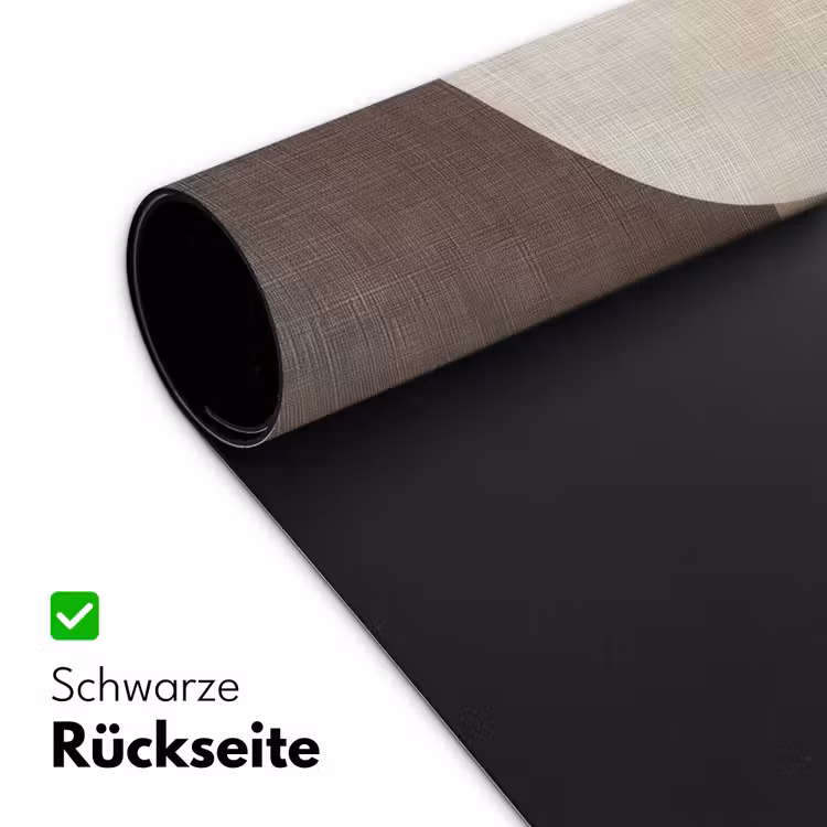 Raster - Halve cirkels - Contrast Muismat XXL klein -ysfeer2_duits