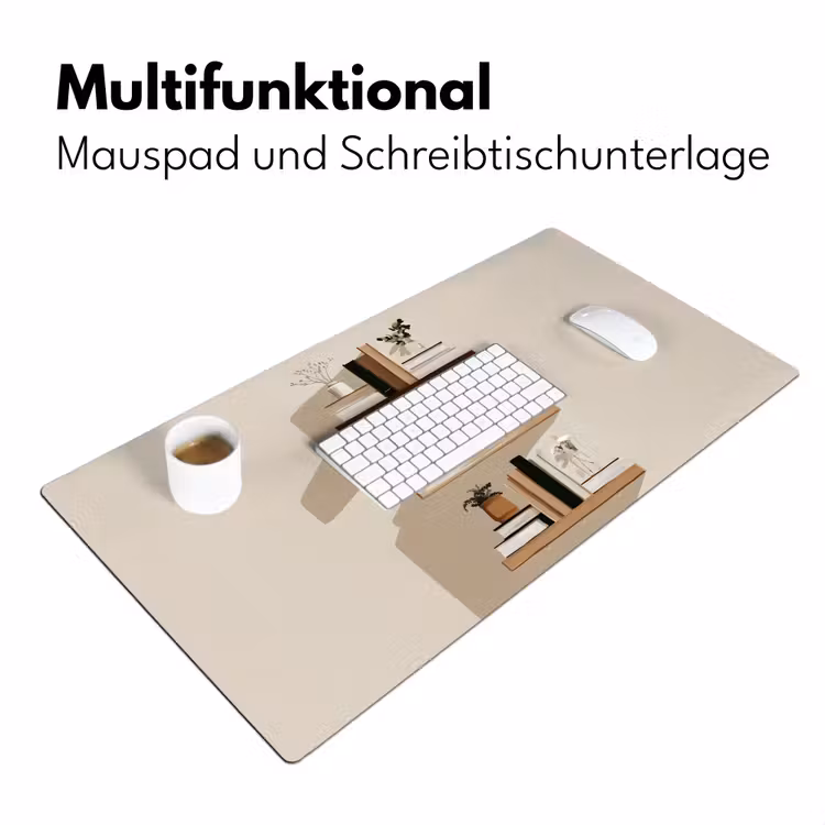 Plankjes - Boeken - Vaasjes - Planten Muismat XXL klein -ysfeer4_duits