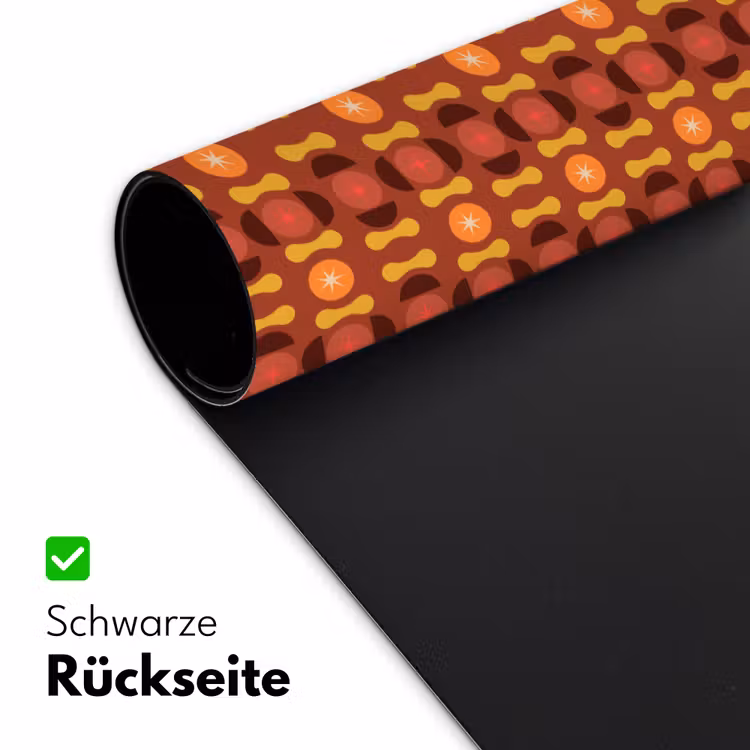 Retro - Disco - Hippie Muismat XXL klein 681 -ysfeer2_duits