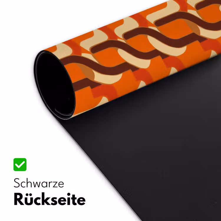 Retro - Modern - Kleurrijk Muismat XXL klein 681 -ysfeer2_duits