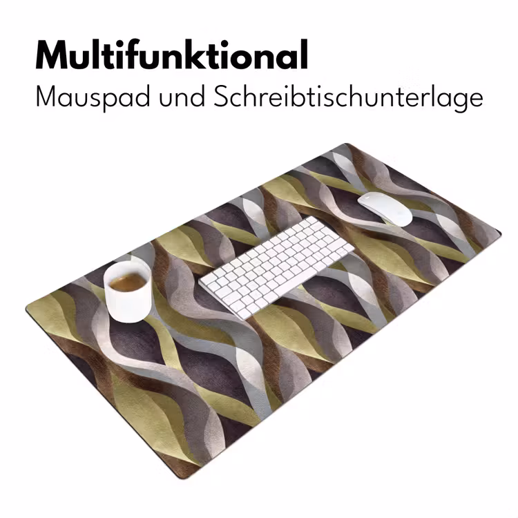 Retro - Banen - Kleurrijk Muismat XXL klein 681 -ysfeer4_duits