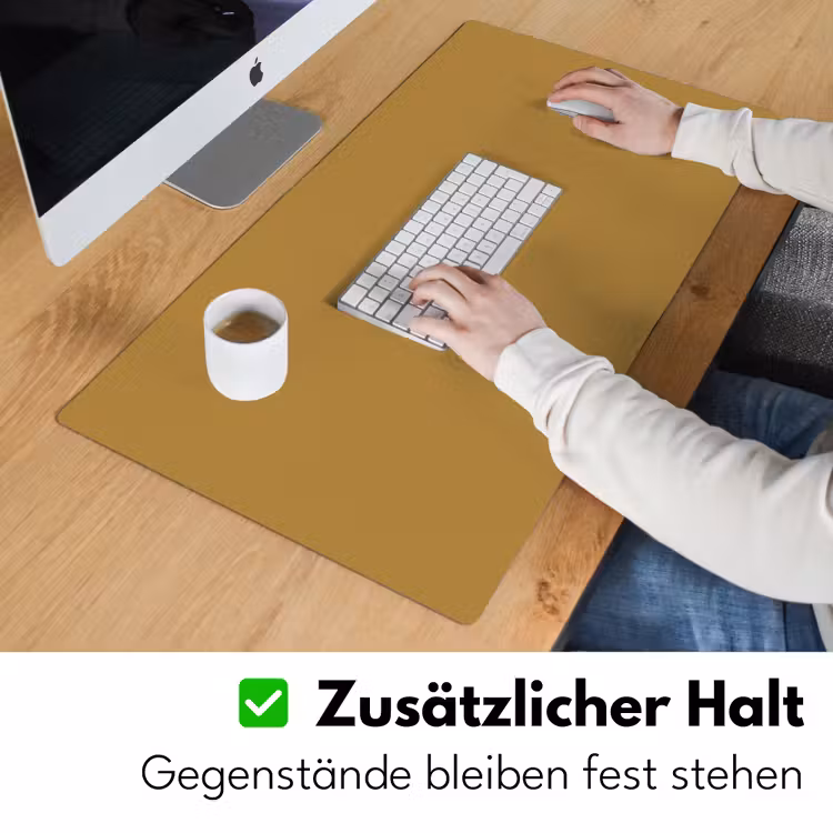 Rhythmic - Ochre - Geel Muismat XXL klein 681 -ysfeer3_duits