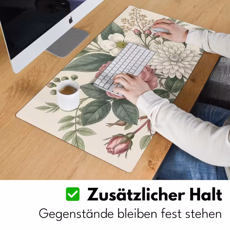 Romantisch - Design - Kleurrijk Muismat XXL klein -ysfeer3_duits