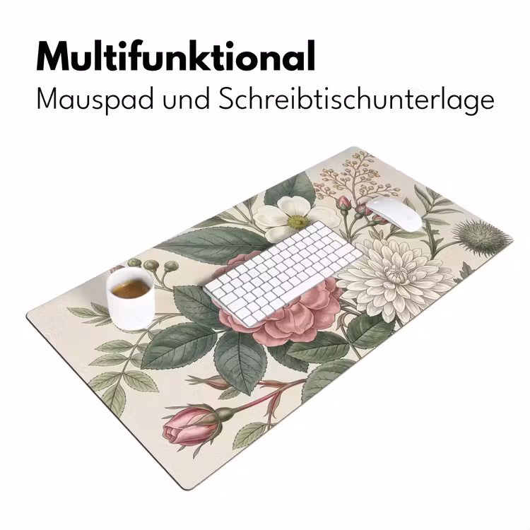 Romantisch - Design - Kleurrijk Muismat XXL klein -ysfeer4_duits