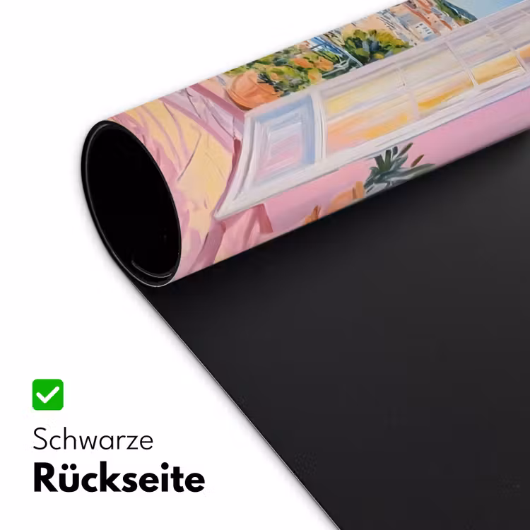 Roze - Buiten - Verf Muismat XXL klein -ysfeer2_duits