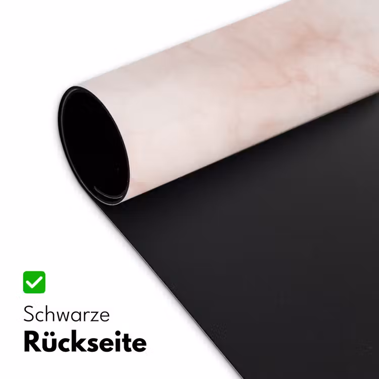 Roze - Marmer - Crème Muismat XXL klein 681 -ysfeer2_duits