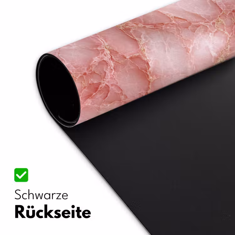 Roze - Kwarts - Goud - Marmer Muismat XXL klein 681 -ysfeer2_duits