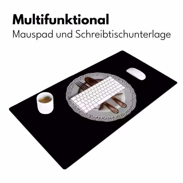 Rose - Strik - Bestek Muismat XXL klein -ysfeer4_duits