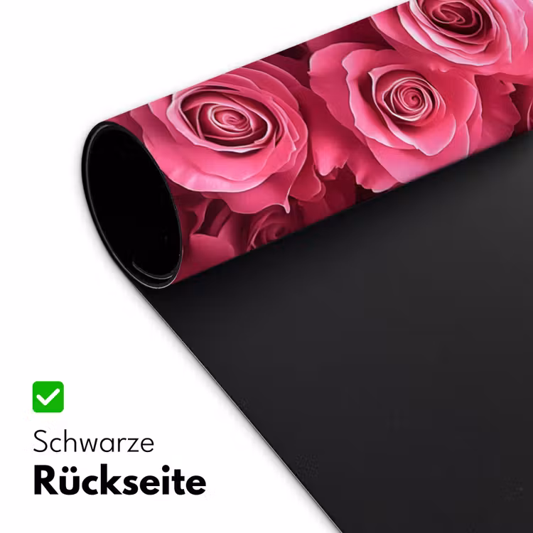 Rozen - Pink - Bloem Muismat XXL klein -ysfeer2_duits