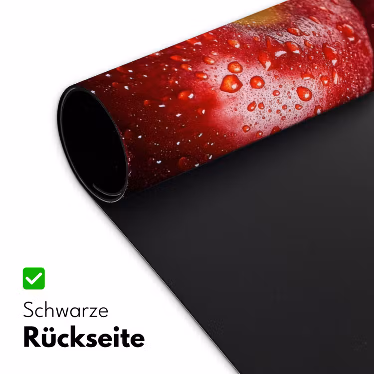 Rood - Appels - Fruit Muismat XXL klein -ysfeer2_duits