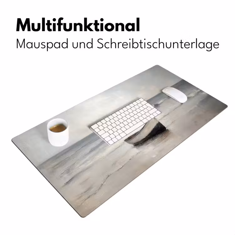 Roeiboot - Zee - Horizon Muismat XXL klein -ysfeer4_duits