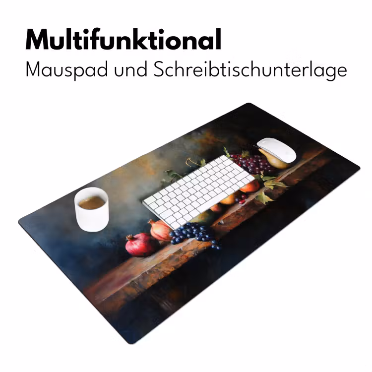 Rustiek - Stilleven - Fruit Muismat XXL klein -ysfeer4_duits