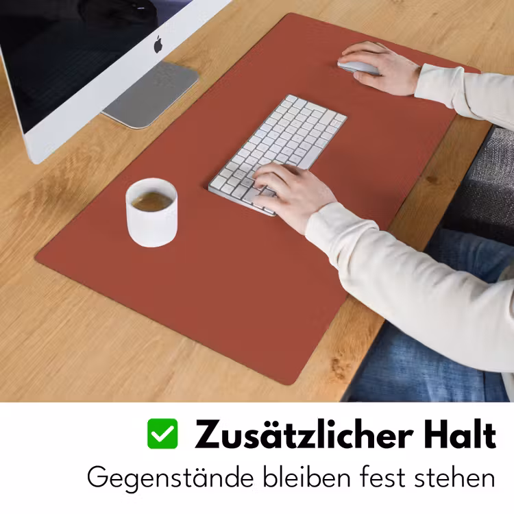 Rustic - Terracotta - Oranje Muismat XXL klein 681 -ysfeer3_duits