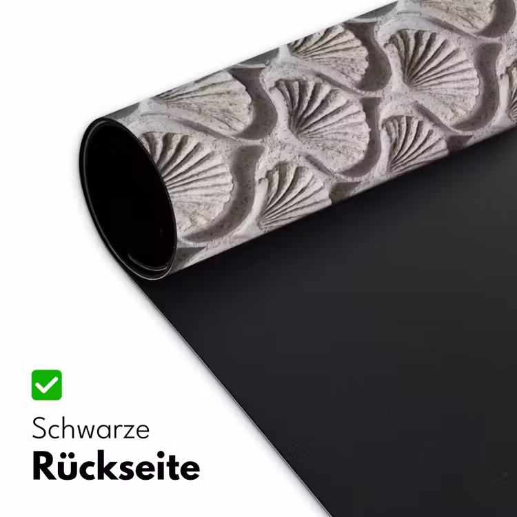 Zand - Schelpenvorm - Grijs Muismat XXL klein 681 -ysfeer2_duits