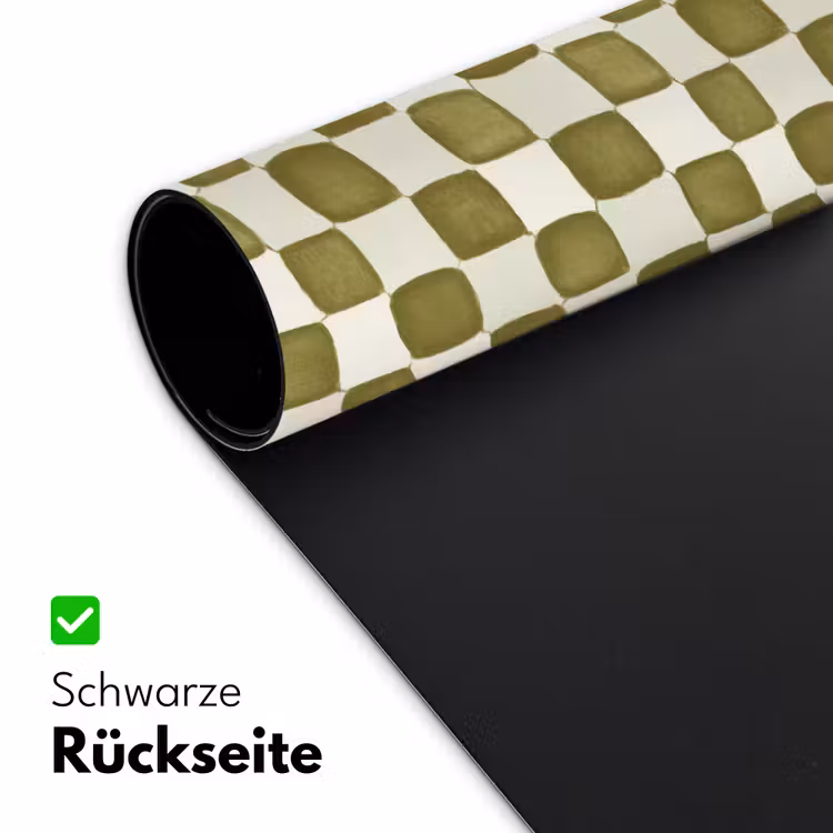 Schaak - Patroon - Groen Muismat XXL klein 681 -ysfeer2_duits