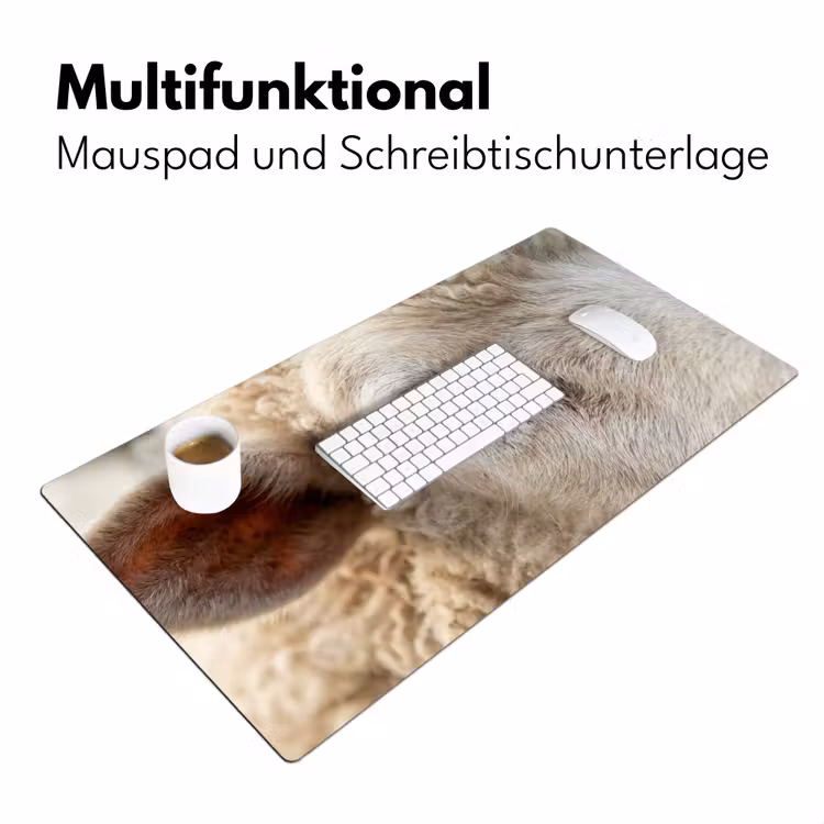 Schaap - Oog - Wit Muismat XXL klein -ysfeer4_duits
