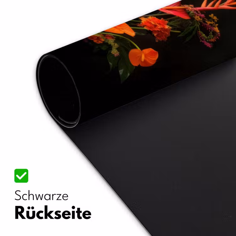 Schaal - Boeket - Bloemen Muismat XXL klein -ysfeer2_duits