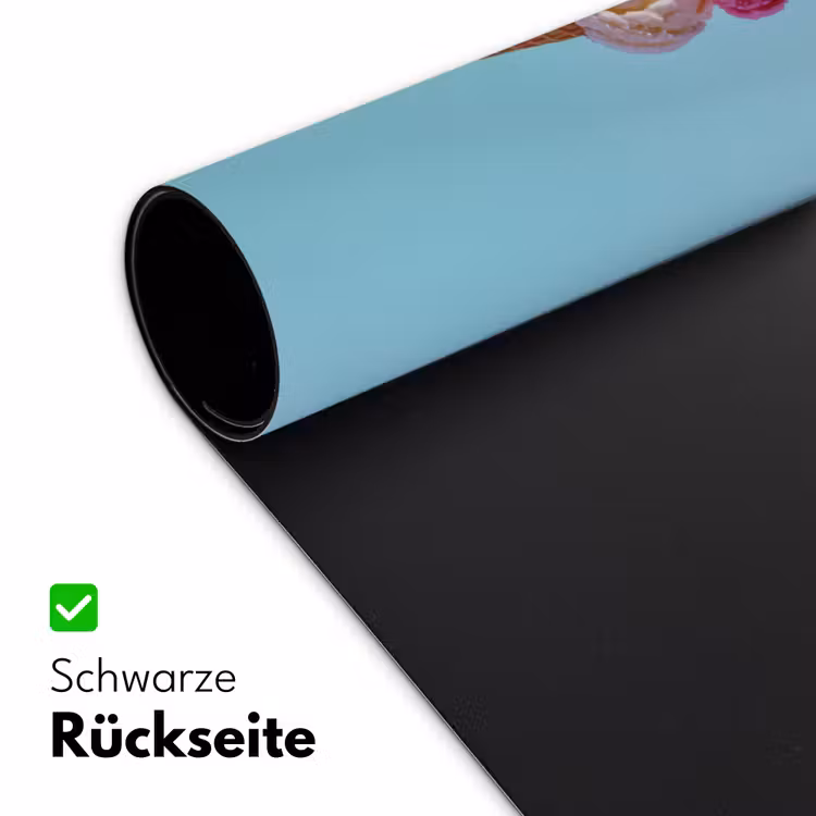 Bolletjes - Schepijs - Hoorntje - Blauw Muismat XXL klein -ysfeer2_duits