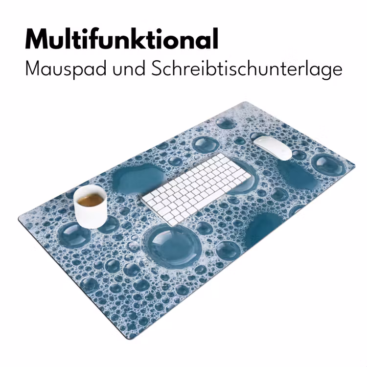 Schuim - Water - Textuur Muismat XXL klein -ysfeer4_duits