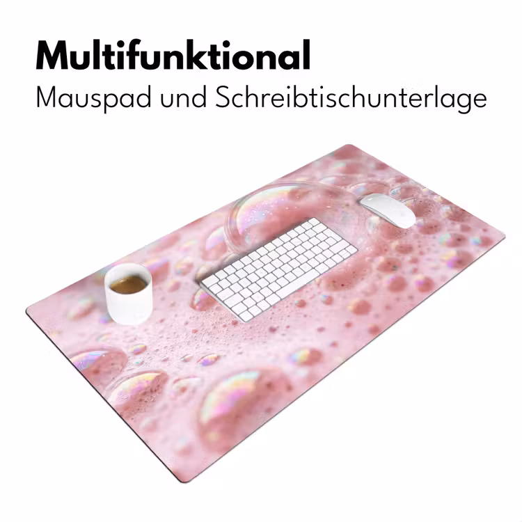Schuim - Structuur - Roze Muismat XXL klein -ysfeer4_duits