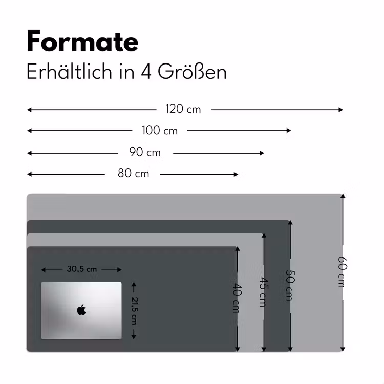 Slate - Millstone - Grijs Muismat XXL klein 681 -ysfeer5_duits