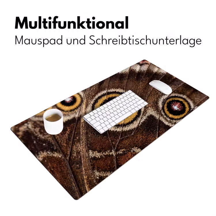 Vlinder - Vleugel - Abstract Muismat XXL klein -ysfeer4_duits