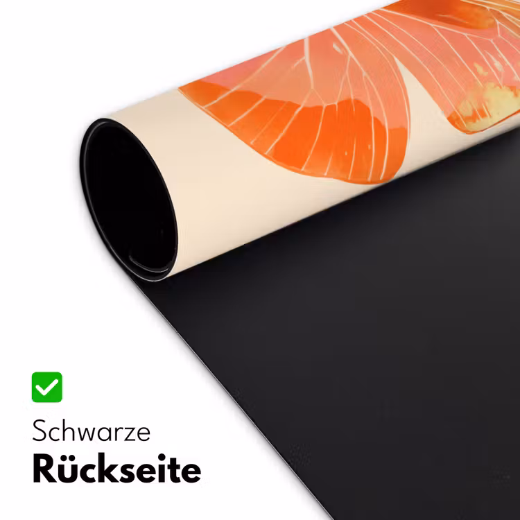 Vlinder - Minimalistisch - Roze Muismat XXL klein -ysfeer2_duits