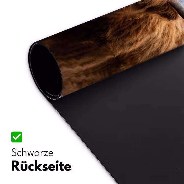 Schotse hooglander - Bruin - Water Muismat XXL klein -ysfeer2_duits