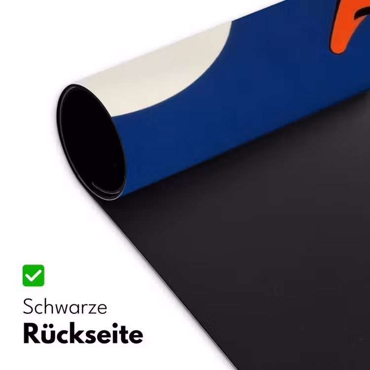 Zwaan - Wit - Snavel - Illustratie Muismat XXL klein -ysfeer2_duits