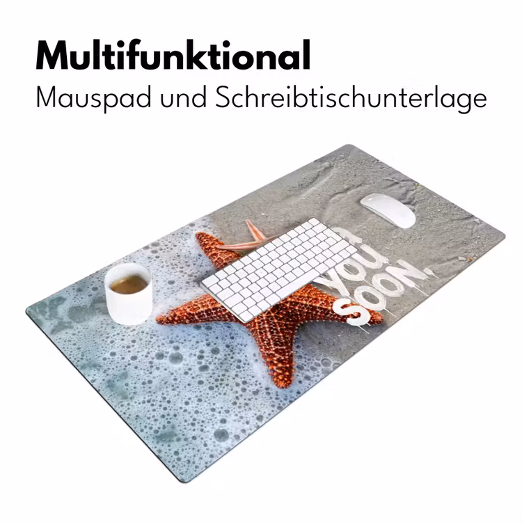 Sea you soon - Zeester - Zee Muismat XXL klein -ysfeer4_duits