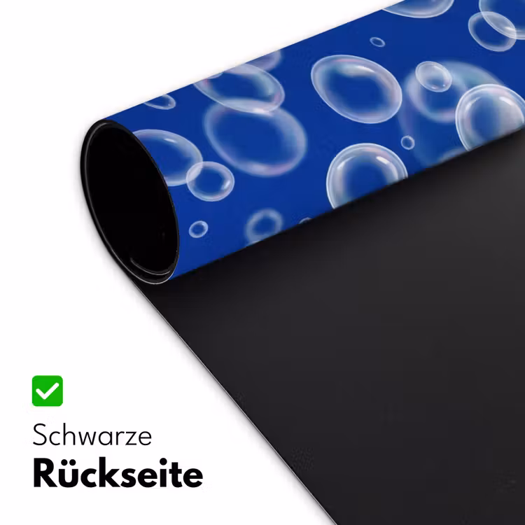 Bubbels - Patroon - Blauw Muismat XXL klein -ysfeer2_duits
