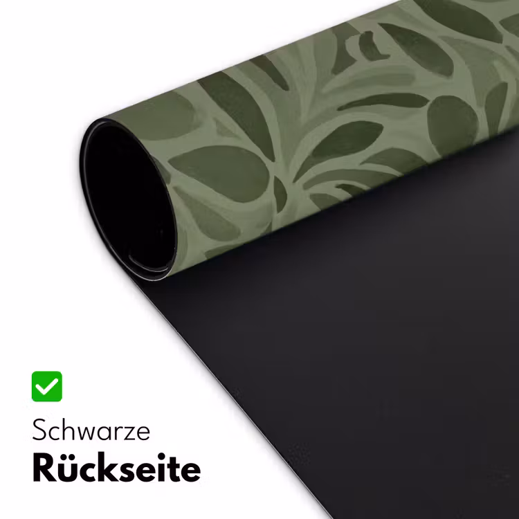 Sereen - Bladeren - Groen Muismat XXL klein 681 -ysfeer2_duits