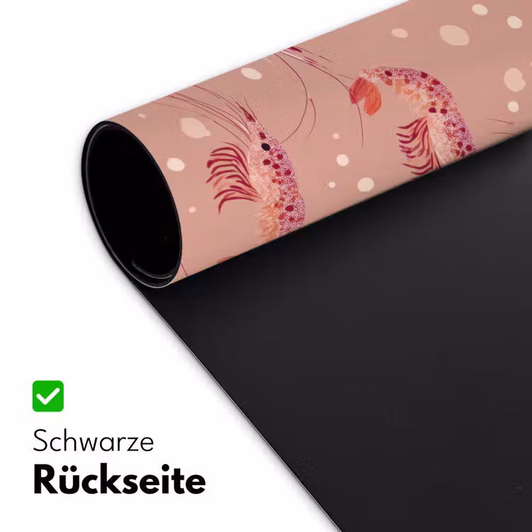 Garnalen - Stippen - Roze Muismat XXL klein 681 -ysfeer2_duits