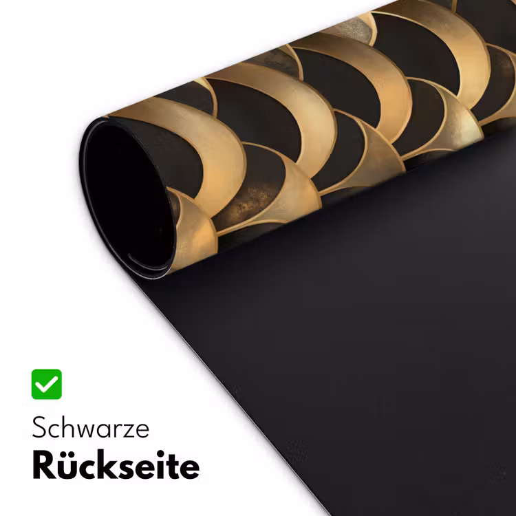 Schubben - Structuur - Goud Muismat XXL klein 681 -ysfeer2_duits