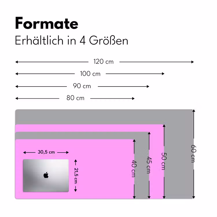 Soft - Lavender - Roze Muismat XXL klein 681 -ysfeer5_duits